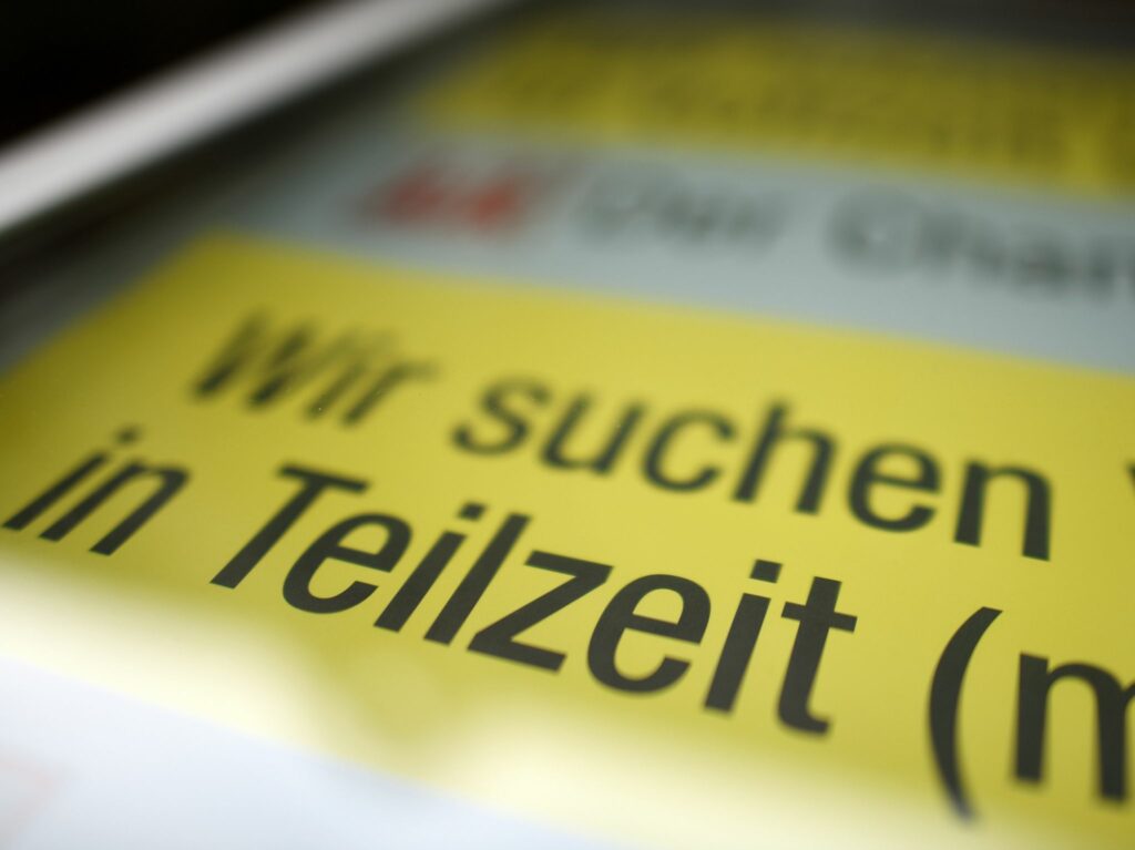 Teilzeitbeschäftigung steigt in Deutschland auf Rekordniveau