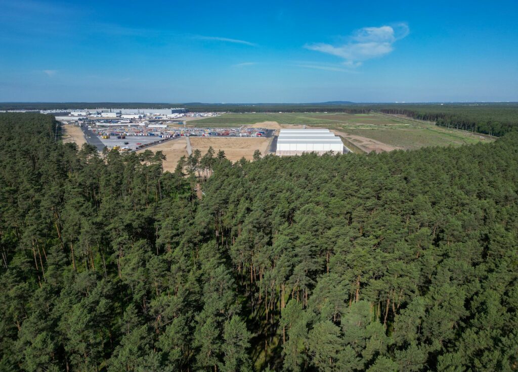 Bombenfund im Wald nahe der Tesla-Fabrik