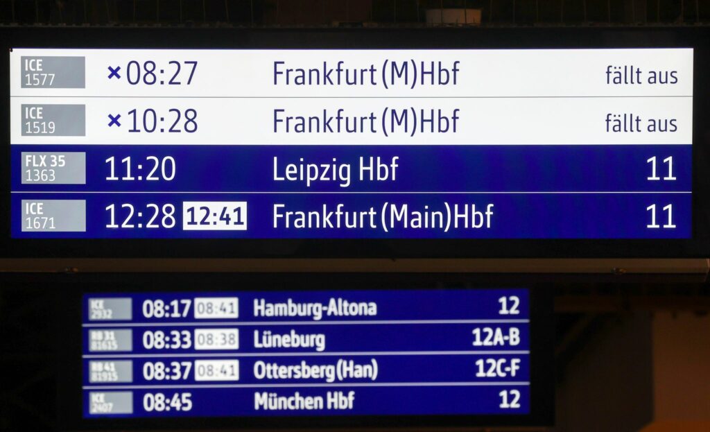 Immer mehr Zugausfälle bei der Deutschen Bahn